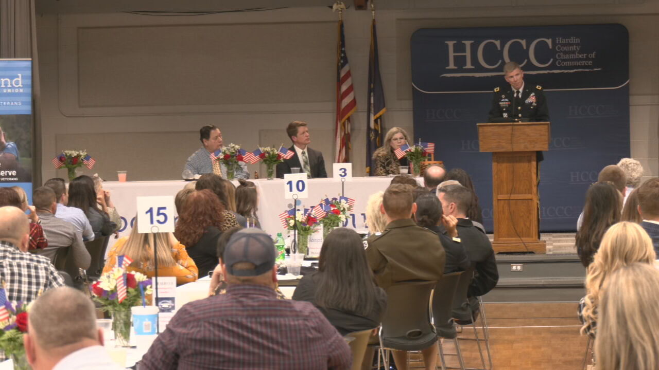 Hardin County Chamber of Commerce luncheon